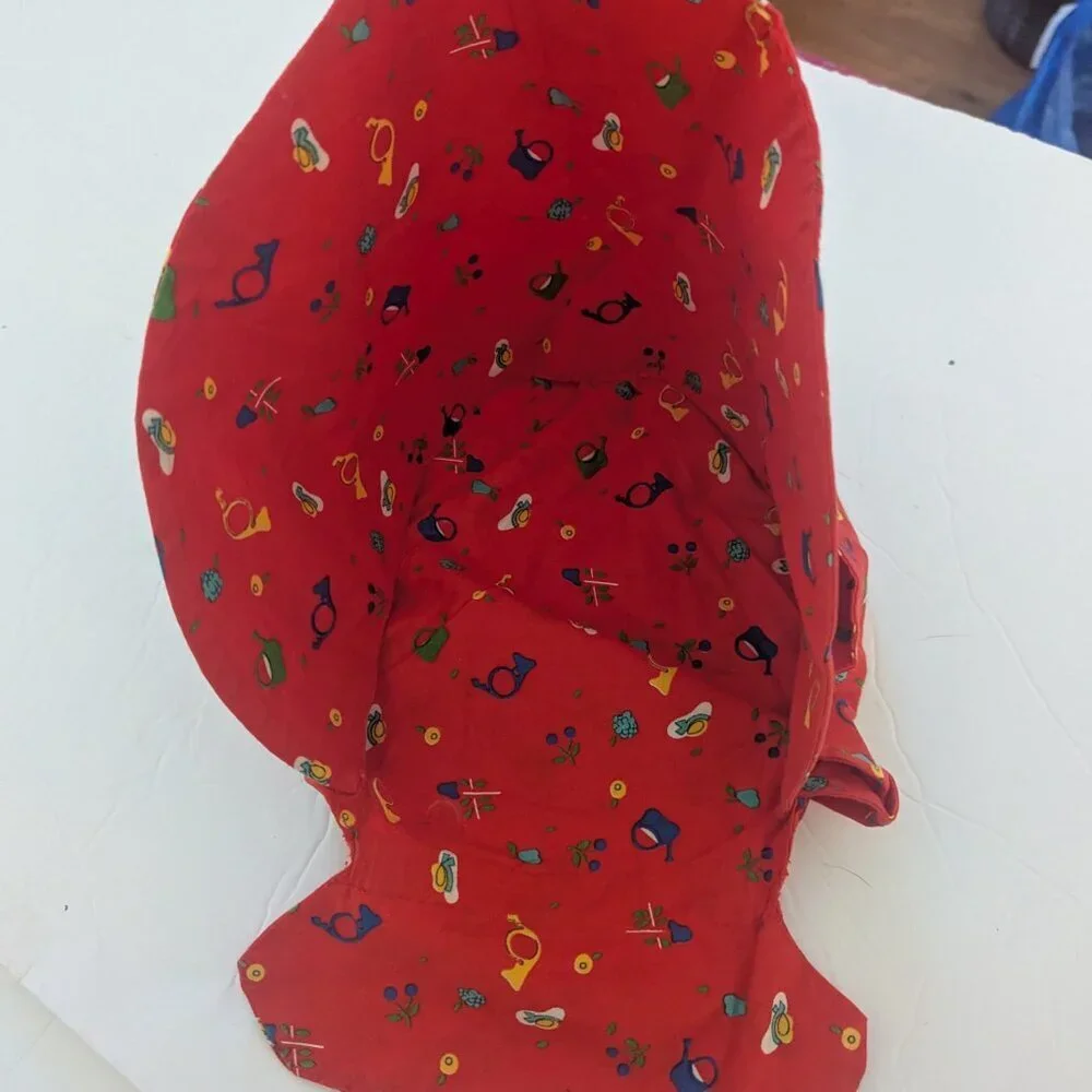 Bonnet Garden Girl Costume Boho Sun Hat‎ Handmade Gardening Holiday - Picture 3 of 8